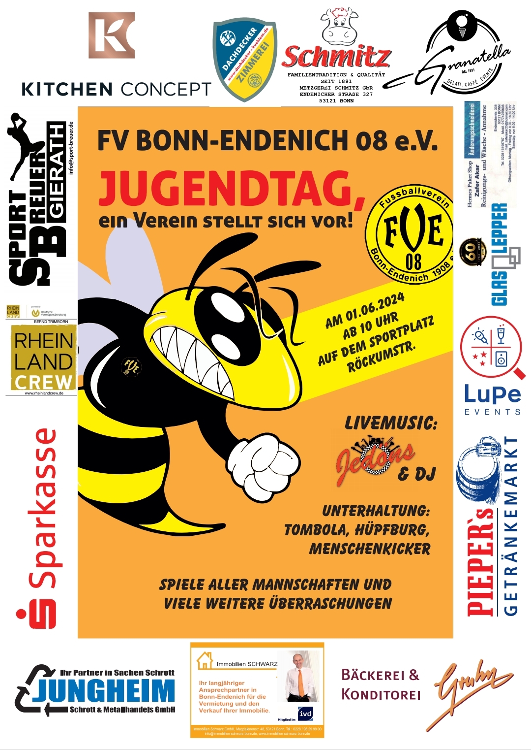 Einladung Sommerfest Flyer